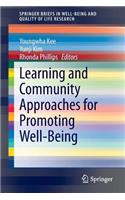 Learning and Community Approaches for Promoting Well-Being