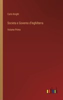 Societa e Governo d'Inghilterra