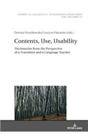 Contents, Use, Usability