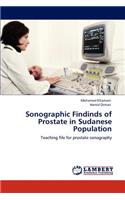 Sonographic Findinds of Prostate in Sudanese Population