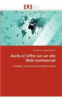 Accès à l offre sur un site web commercial: (Omn.Univ.Europ.)