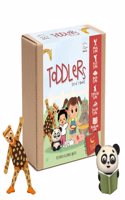 SAM & MI Toddlers Book Set of 7 Board Books for Early Learning - Enhance Vocabulary, Imagination, Communication, Perfect Gifts for New Born Baby Boy / Girl