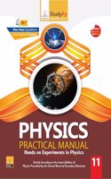 StudyFy CBSE Class 11th Physics Lab Manual for 2024 Exam