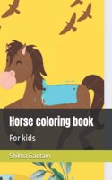 Horse coloring book