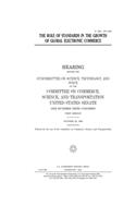 The role of standards in the growth of global electronic commerce