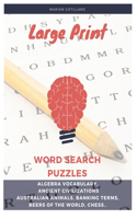 LARGE PRINT Word Search Puzzles