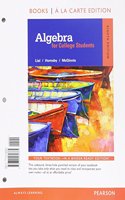 Algebra for College Students, Books a la Carte Edition