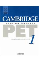 Cambridge Practice Tests for PET 1 Student's book