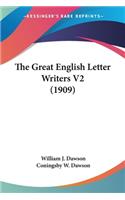 Great English Letter Writers V2 (1909)