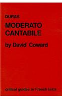 Duras: "Moderato Cantabile"(8 Critical Guides to French Texts S.)
