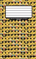 College Ruled Composition Notebook - 100 Pages Emoji Edition