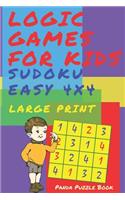 Logic Games For Kids - Sudoku Easy 4 x 4