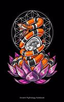Ancient Mythology Notebook: Eye Of Horus Serpent Lotus Notebook