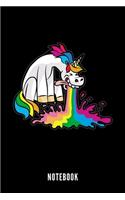 Notebook: Puking Unicorn