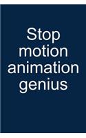 Stop-Motion Animation Genius: Notebook for Animator Animation Kit Book Camera Software Puppet 6x9 in Dotted