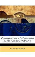Commentatio de Vitarum Scriptoribus Romanis