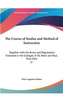The Course of Studies and Method of Instruction