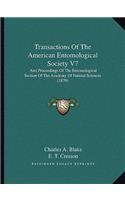 Transactions of the American Entomological Society V7