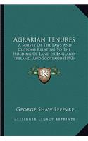 Agrarian Tenures