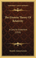 Einstein Theory Of Relativity