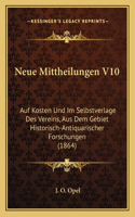 Neue Mittheilungen V10
