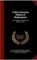 A New Variorum Edition of Shakespeare