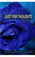 Just For Thoughts Soft Cover Lined Journal/Notebook: Blue Rose, Everything Is Everything Books