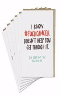 6-Pack Em & Friends #FUCKCANCER Card