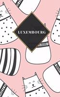 Luxembourg: Carnet de voyage ligné - Journal de voyage pour hommes et femmes avec lignes