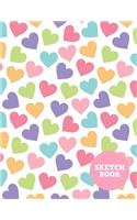 Sketch Book: Pretty Note Pad for Drawing, Writing, Painting, Sketching or Doodling - Art Supplies for Kids, Boys, Girls, Teens Who Wants to Learn How to Draw - V