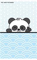 Dot Grid Notebook: Kawaii Happy Panda Bear Dotted Journal and Planner, Cute Dot Notebook and Organizer for Unique and Creative Calendars, To-Do Lists, Drawings, Habit,