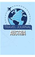 Travel Journal Austria: Travel Diary and Planner - Journal, Notebook, Book, Journey - Writing Logbook - 120 Pages 6x9 - Gift For Backpacker