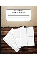 Graphing Paper Notebook: Coordinate Plane Graph Paper Grid Worksheets