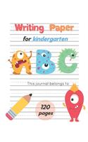 Writing Paper For Kindergarten