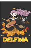 Delfina: Delfina Halloween Beautiful Mermaid Witch Want To Create An Emotional Moment For Delfina?, Show Delfina You Care With This Personal Custom Gift With