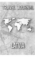 Travel Journal Latvia: Travel Diary and Planner - Journal, Notebook, Book, Journey - Writing Logbook - 120 Pages 6x9 - Gift For Backpacker