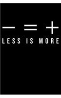 Less Is More: Lined A5 Notebook for Minimalist