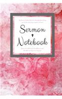 My Sermon Notebook Journal is the perfect place to keep your church notes, prayer requests, and more! Review and meditate upon the uplifting messages. Beautiful rose design is on every page!