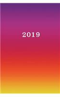2019: Calendar/Planner/Appointment Book: 1 week on 2 pages, Format 6" x 9" (15.24 x 22.86 cm), Cover multicolour(9 Calendar/Planner/Appointment Book)
