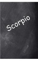 2019 Weekly Planner Scorpio Zodiac Horoscope Chalkboard 134 Pages