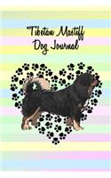 Tibetan Mastiff Dog Journal: Blank Lined Notebook, Dog and Puppy Lovers