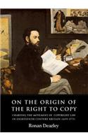 On the Origin of the Right to Copy