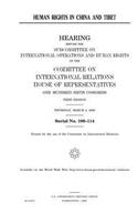 Human rights in China and Tibet
