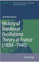History of Nonlinear Oscillations Theory in France (1880-1940)