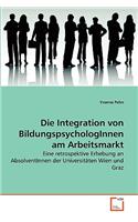 Integration von BildungspsychologInnen am Arbeitsmarkt