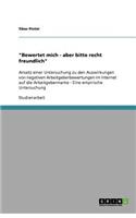 Bewertet mich - aber bitte recht freundlich