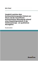 Vergleich zwischen dem Kommunikationsquadrat (Schulz von Thun) und der Gewaltfreien Kommunikation (Rosenberg) anhand eines Gesprächsprotokolls in der Telefonseelsorge - ein qualitatives Herangehen