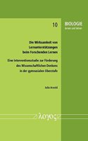 Die Wirksamkeit Von Lernunterstutzungen Beim Forschenden Lernen