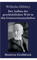 Aufbau der geschichtlichen Welt in den Geisteswissenschaften (Großdruck)