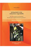 Achtsamkeit in der stationären Jugendhilfe